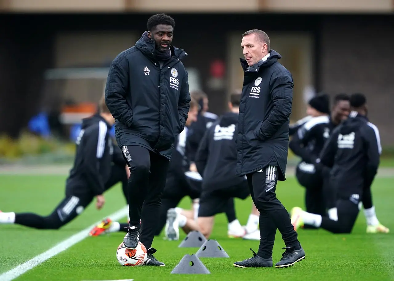 Kolo Toure (left) and Brendan Rodgers (right)