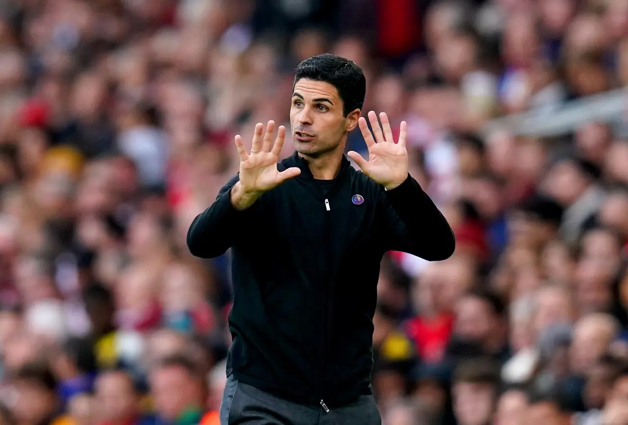 Arteta has led Arsenal to the top of the Premier League table.