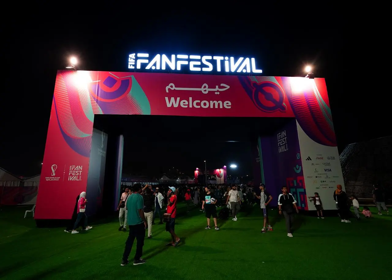 Alcohol is still available at designated fan zones 