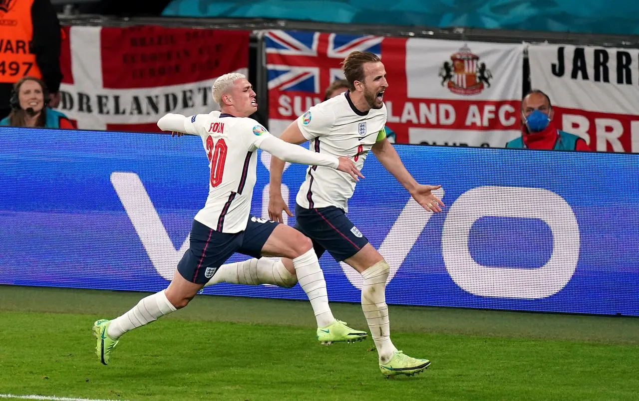 Kane scored after seeing his penalty saved as England beat Denmark to reach the final of Euro 2020.