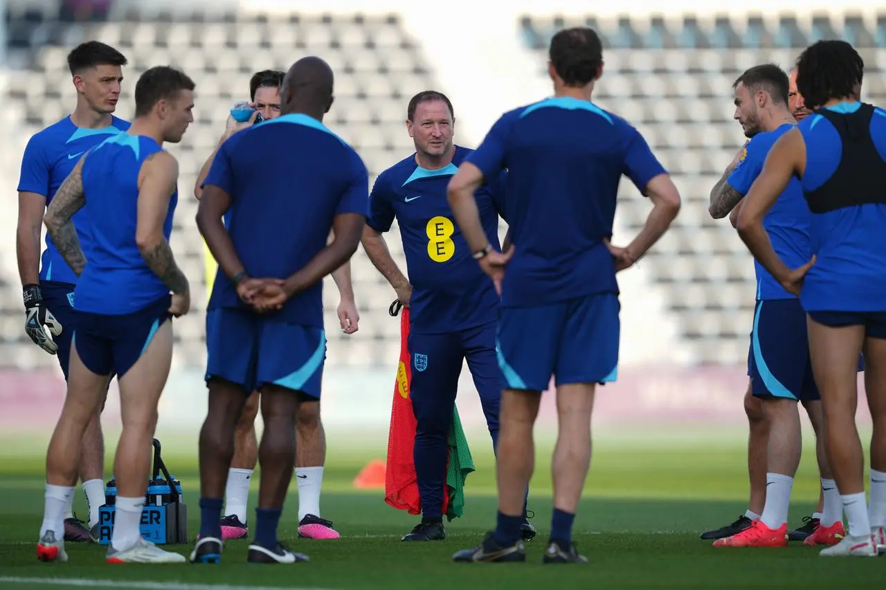 England assistant manager Steve Holland