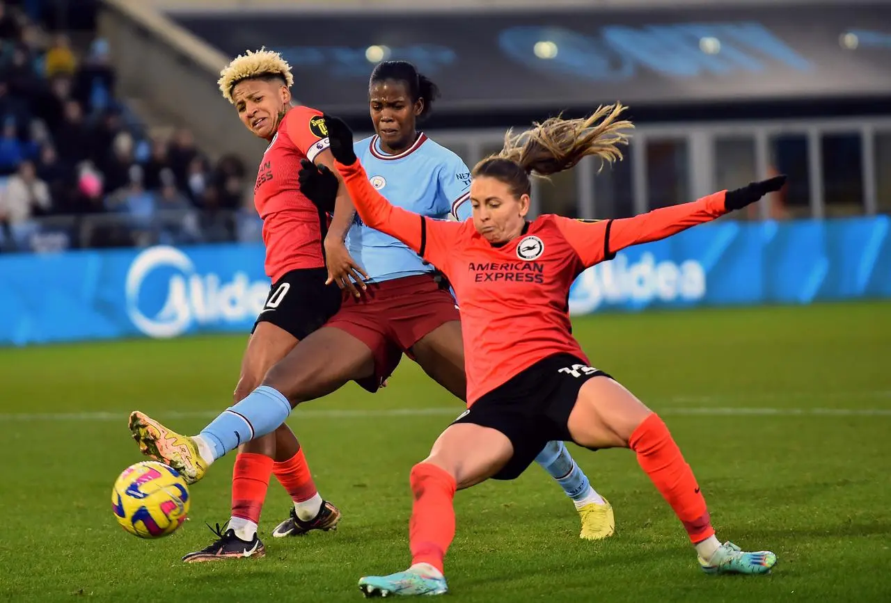Manchester City v Brighton and Hove Albion – Barclay Women’s Super League – Manchester City Academy Stadium