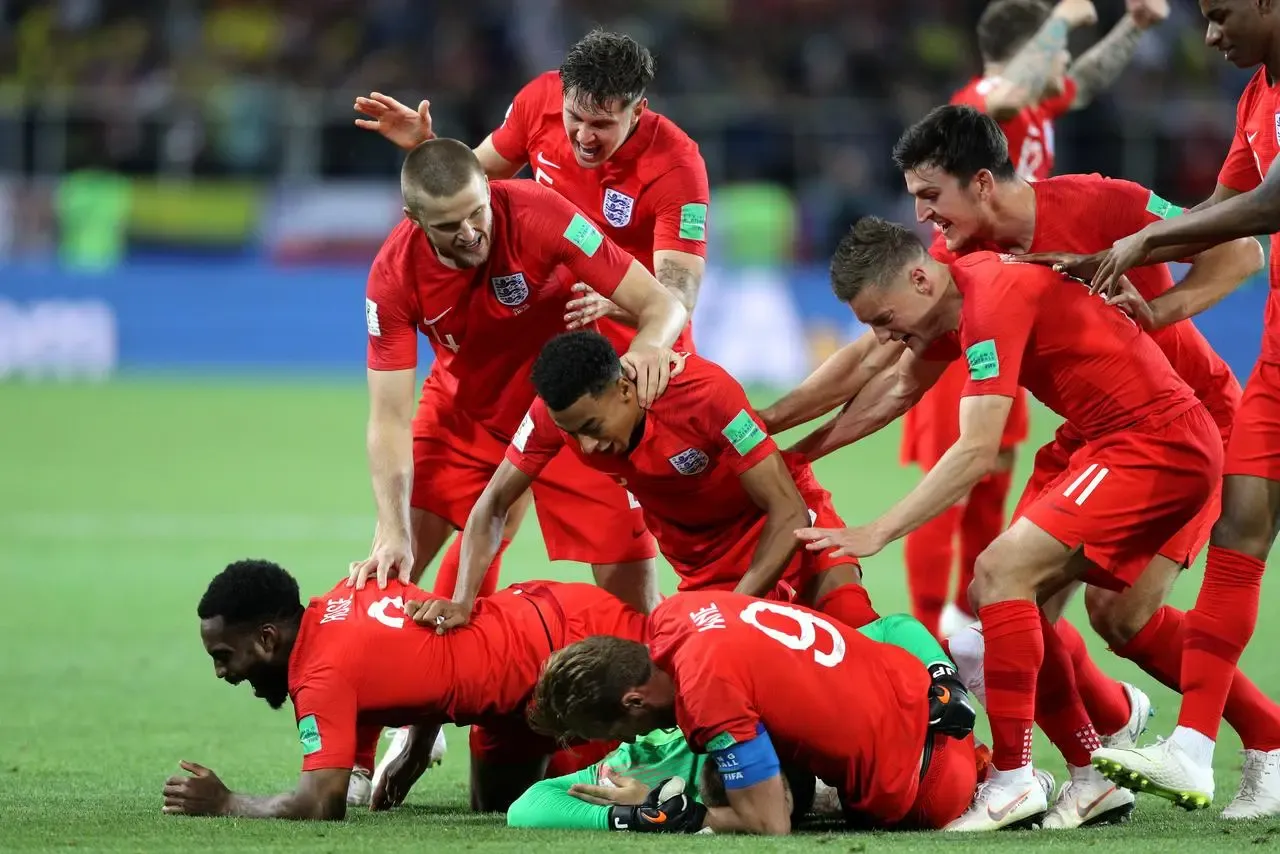 England won a World Cup penalty shootout for the first time in 2018 