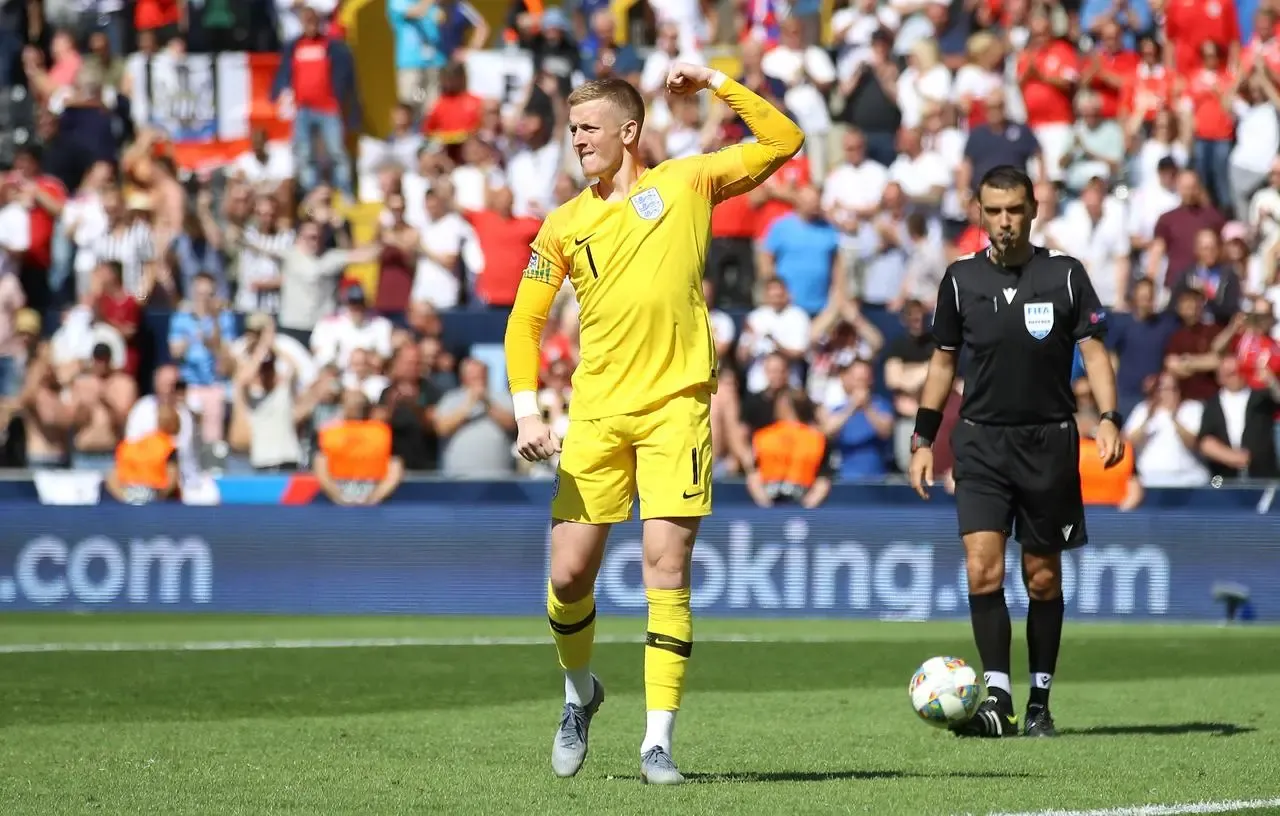 Jordan Pickford's penalty heroics helped England finish third in the Nations League