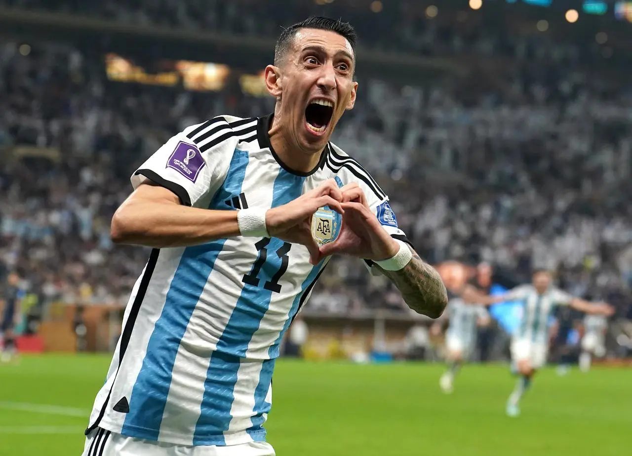 Angel Di Maria then scored a brilliant second