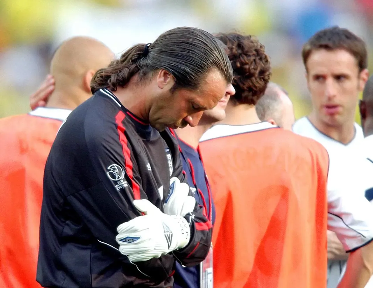 England v Brazil – England goalkeeper David Seaman