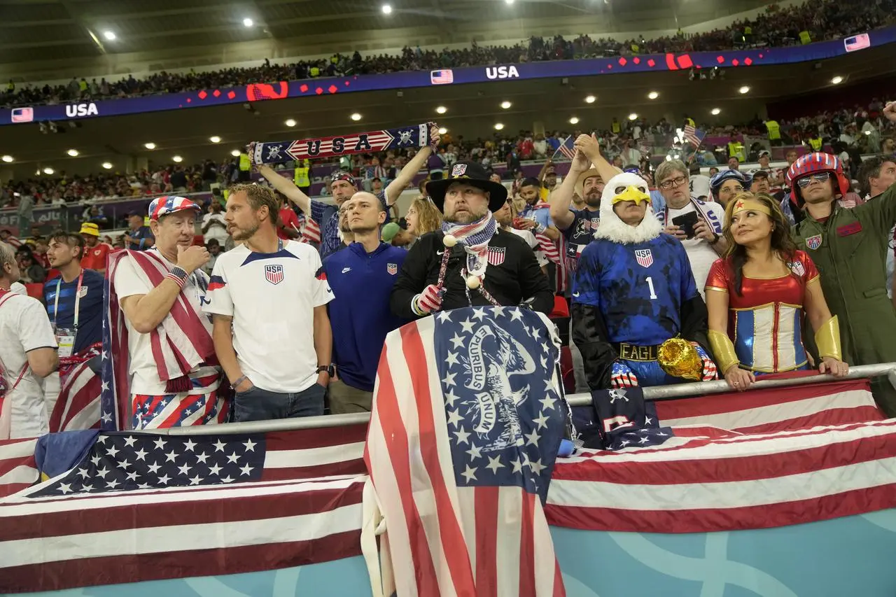 USA have been well supported by their fans in Qatar