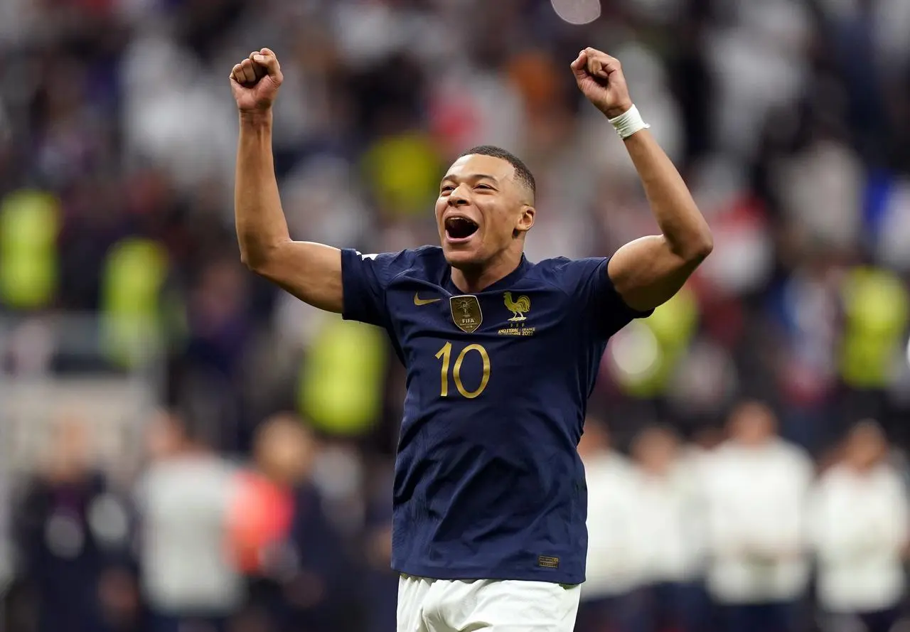 France’s Kylian Mbappe is aiming to be the leading light in back to back World Cup winning teams.