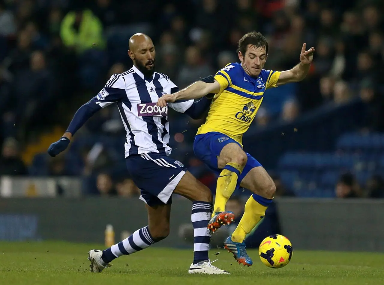 Nicolas Anelka in action for West Brom 