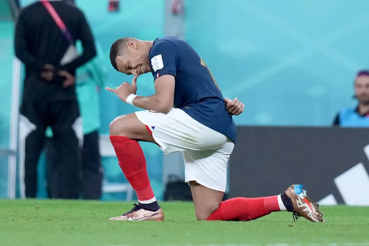 Kylian Mbappe scored twice in France's 3-1 victory over Poland