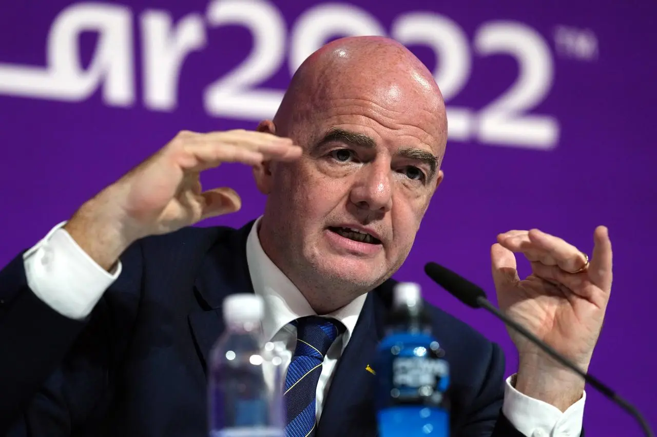 FIFA president Gianni Infantino failed to get the signal blockage lifted during the World Cup