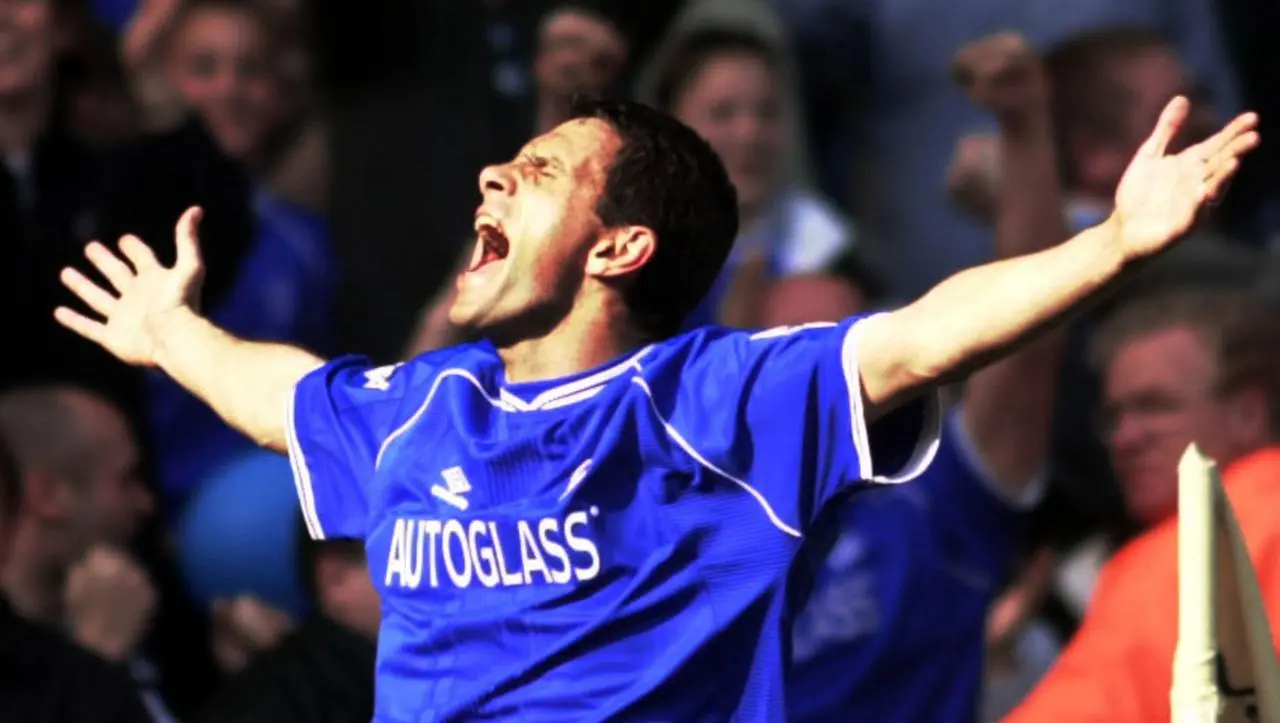 Chelsea’s Gus Poyet dashed Newcastle's FA Cup hopes in 2000