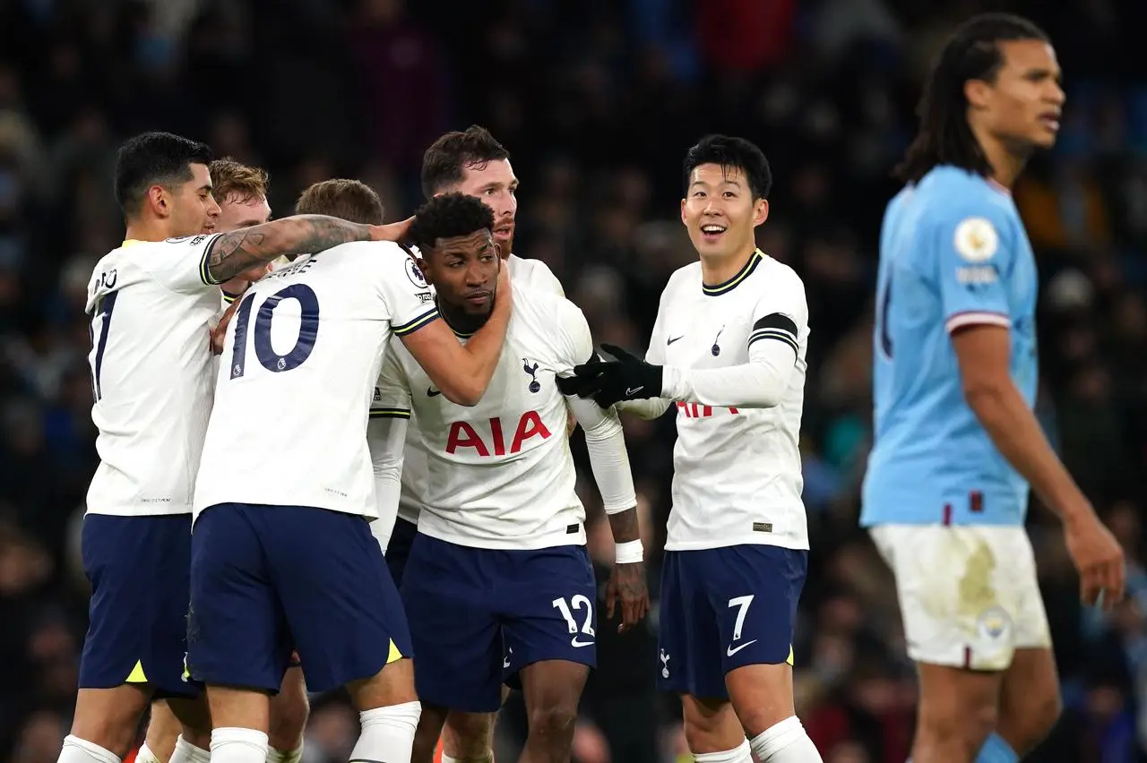 Tottenham celebrate