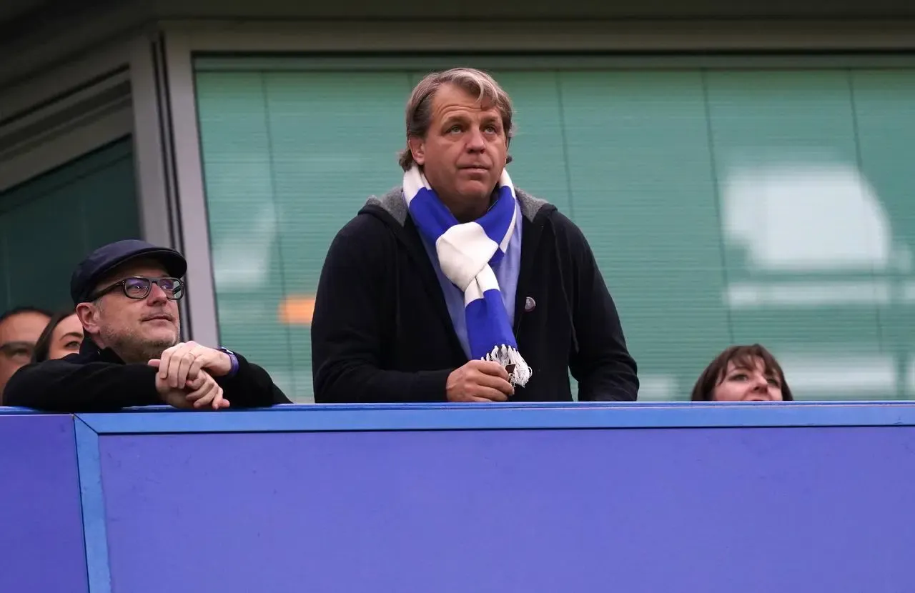 Todd Boehly in the stands