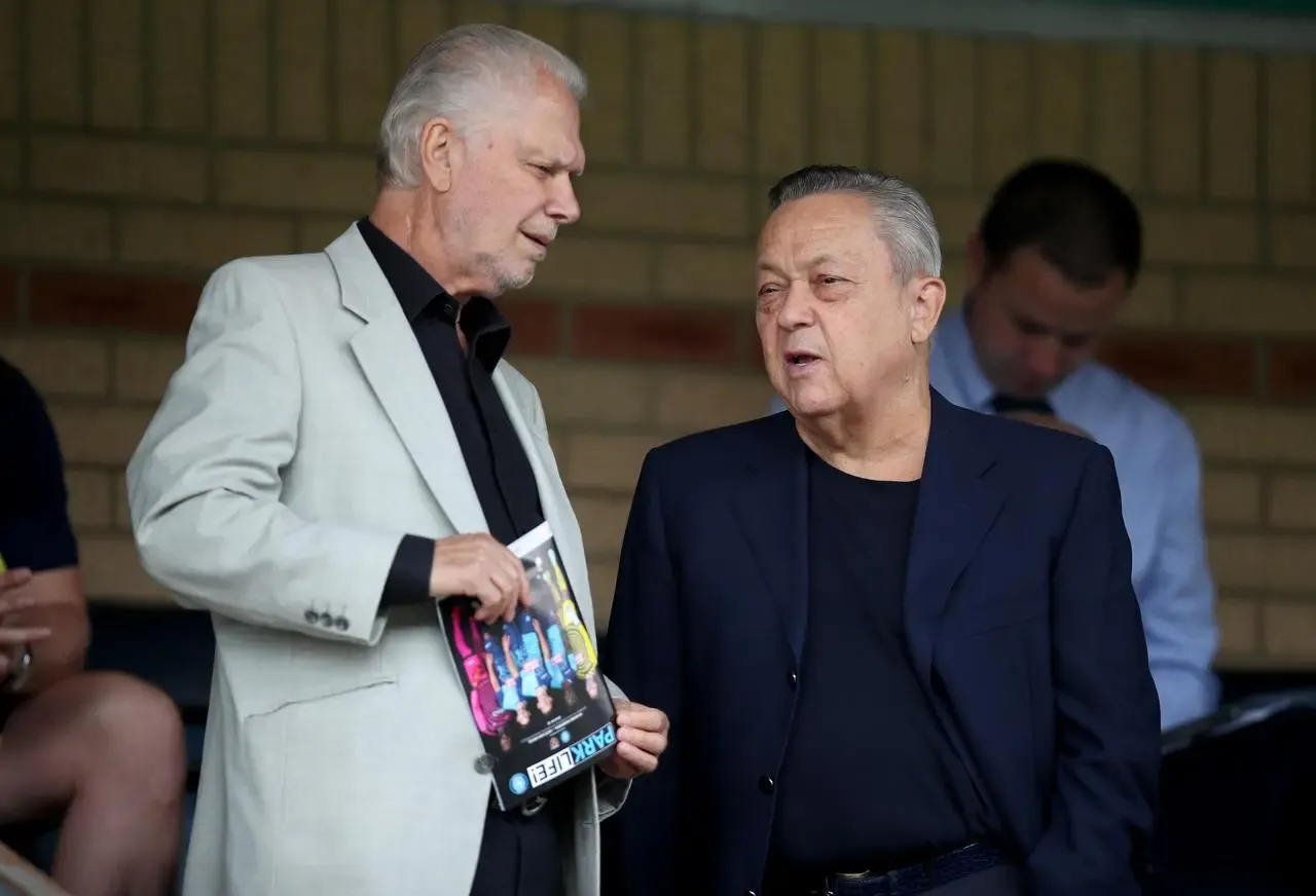 Gold and David Sullivan, right, went into partnership in 1972 