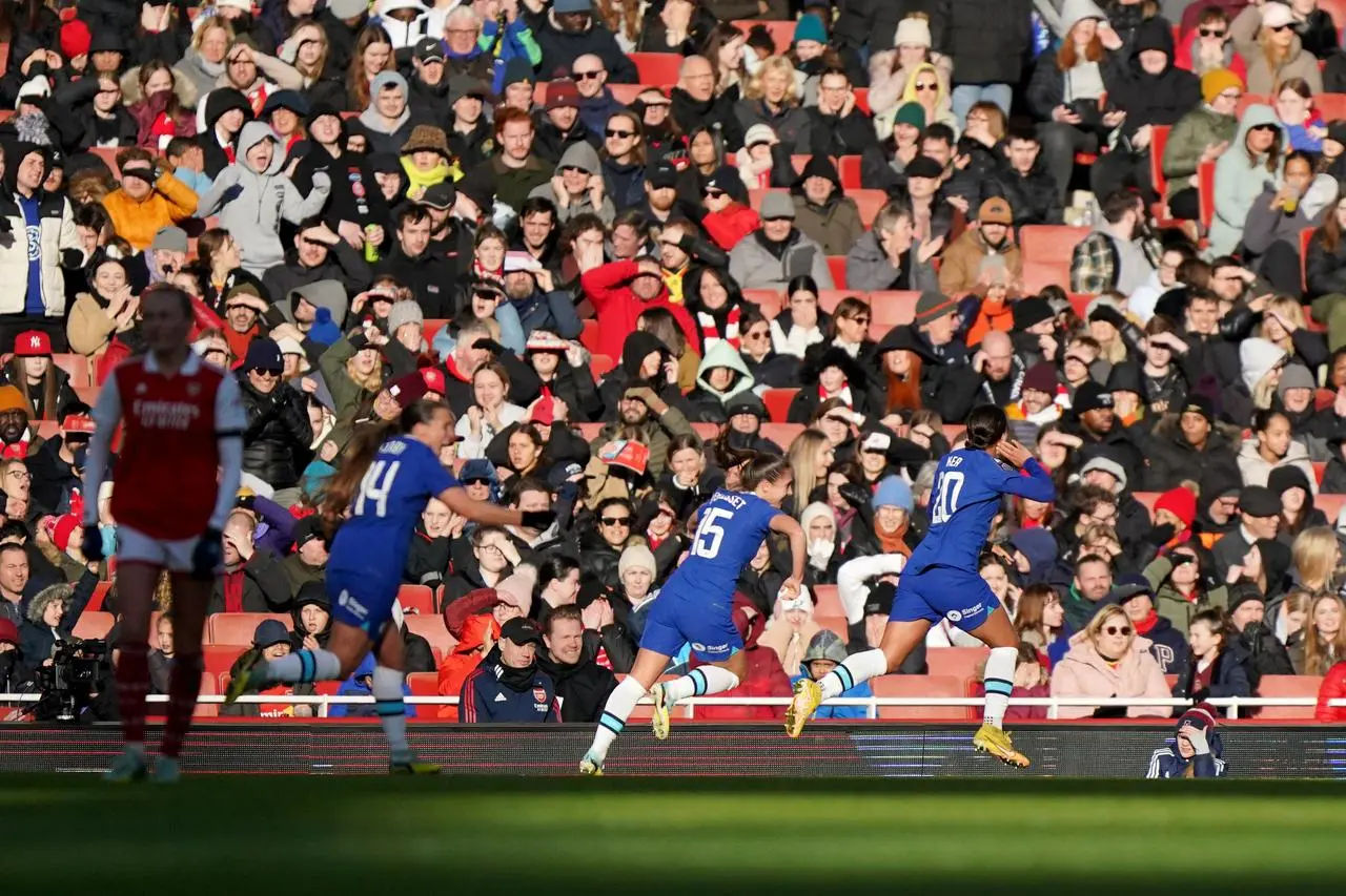 A big crowd watched the top-of-the-table clash 