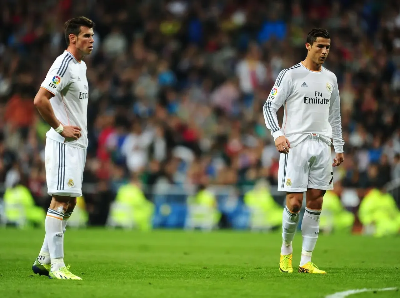 Gareth Bale, left, and Cristiano Ronaldo 