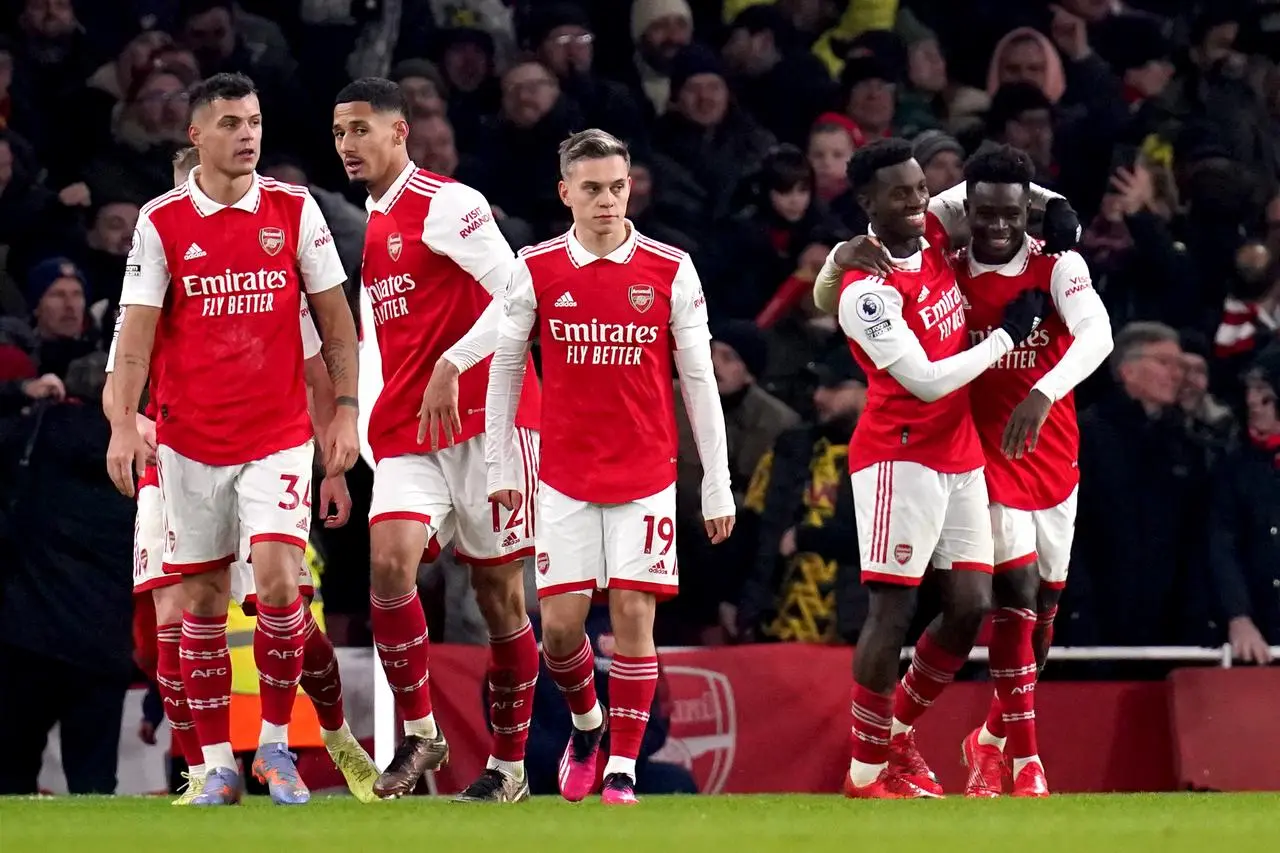 Arsenal celebrate