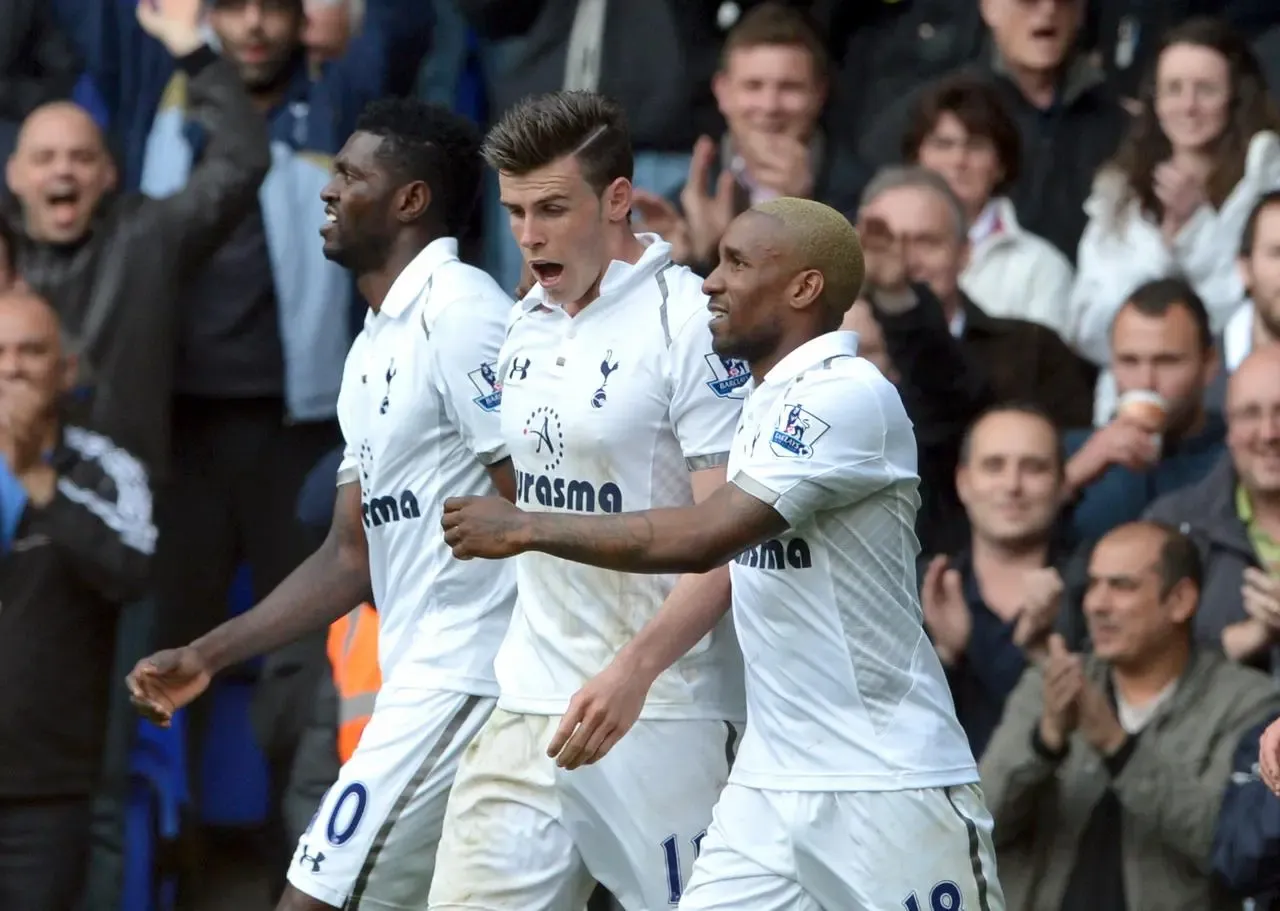 Bale scored 21 Premier League goals for Tottenham during the 2012/13 season 