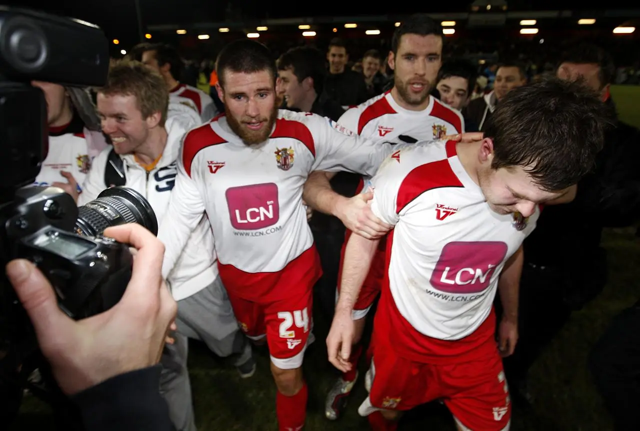 Stevenage claimed a famous win over Newcastle 12 years ago (Sean Dempsey/PA)