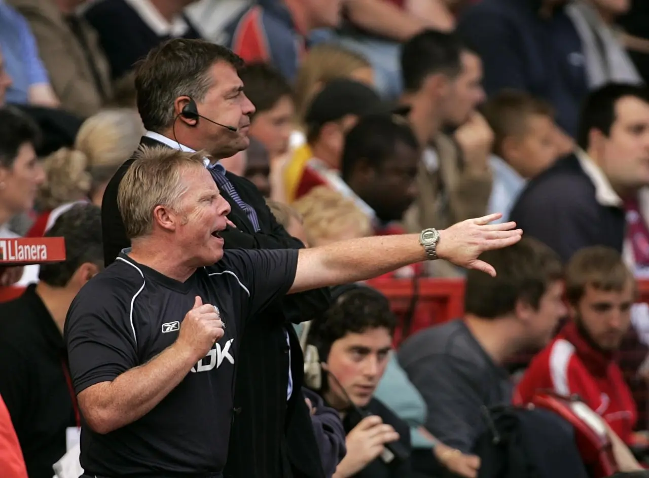 Sammy Lee, left, and Sam Allardyce at Bolton