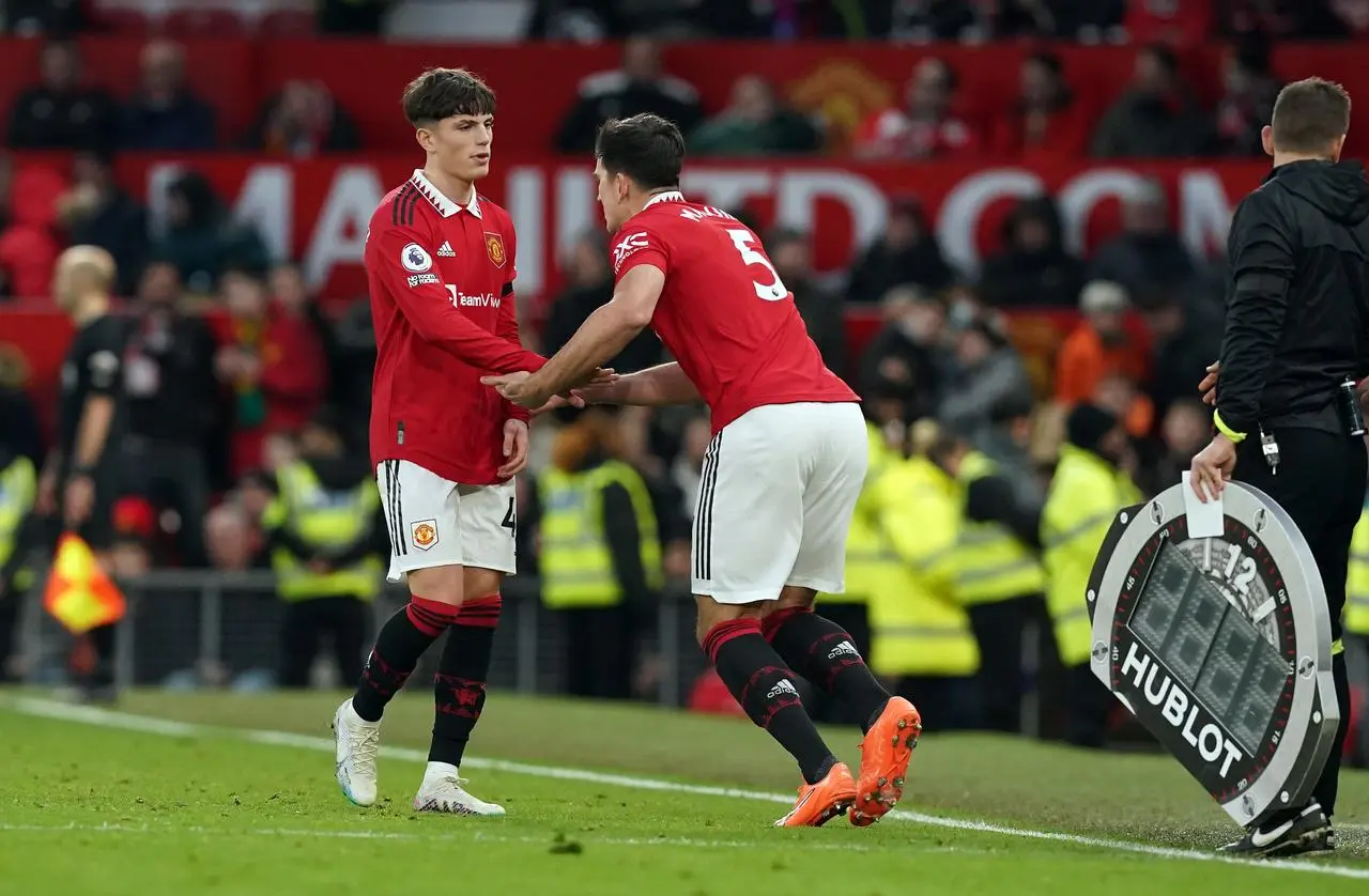 Alejandro Garnacho was replaced by Harry Maguire against Crystal Palace