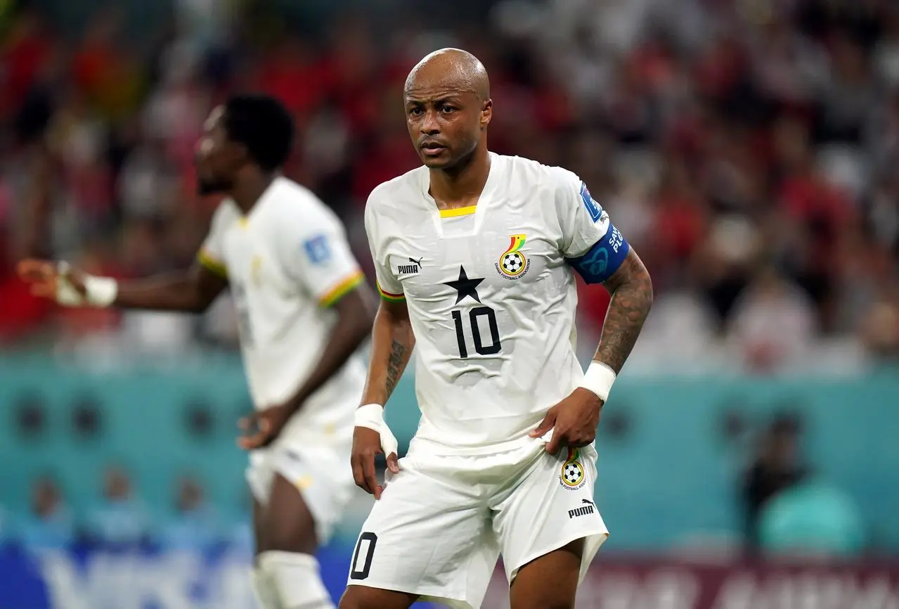 Ghana's Andre Ayew