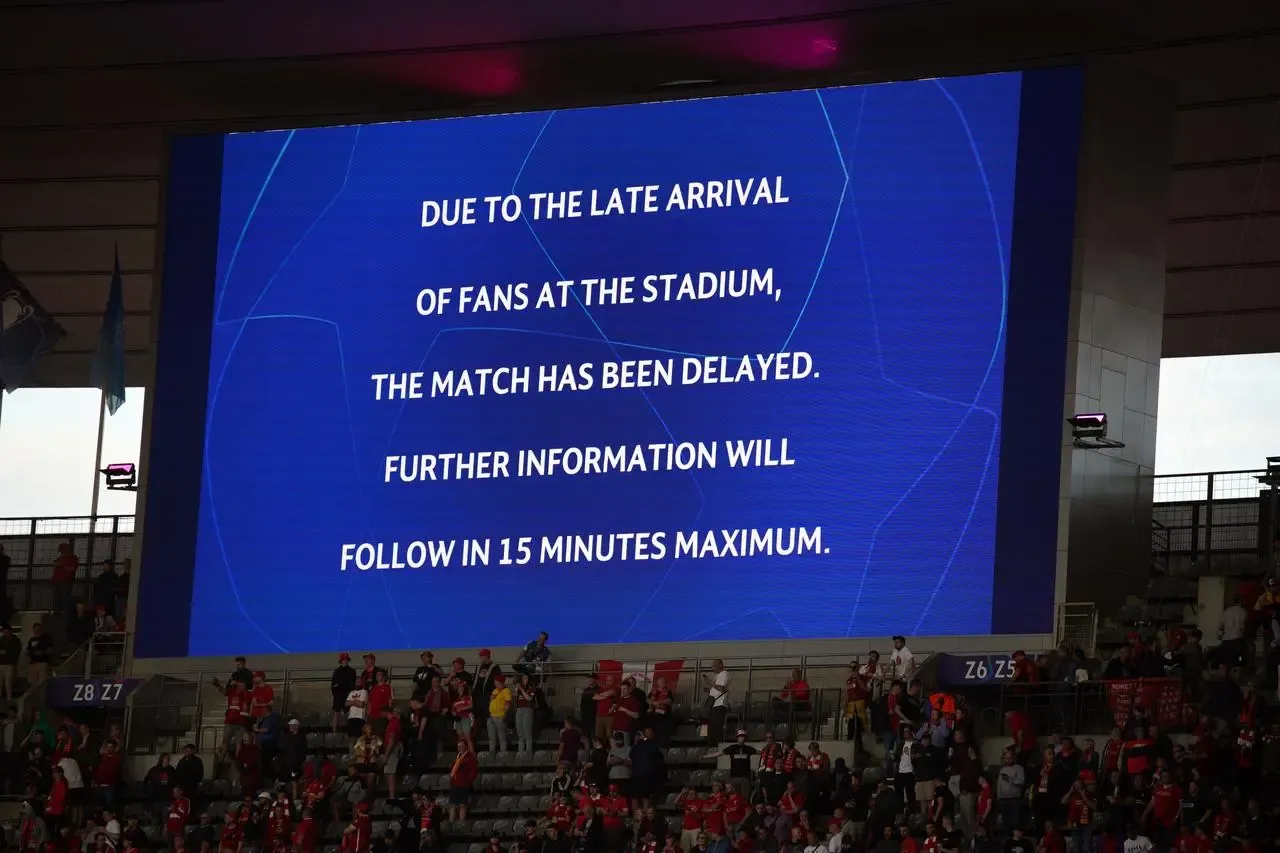 Kick-off was delayed