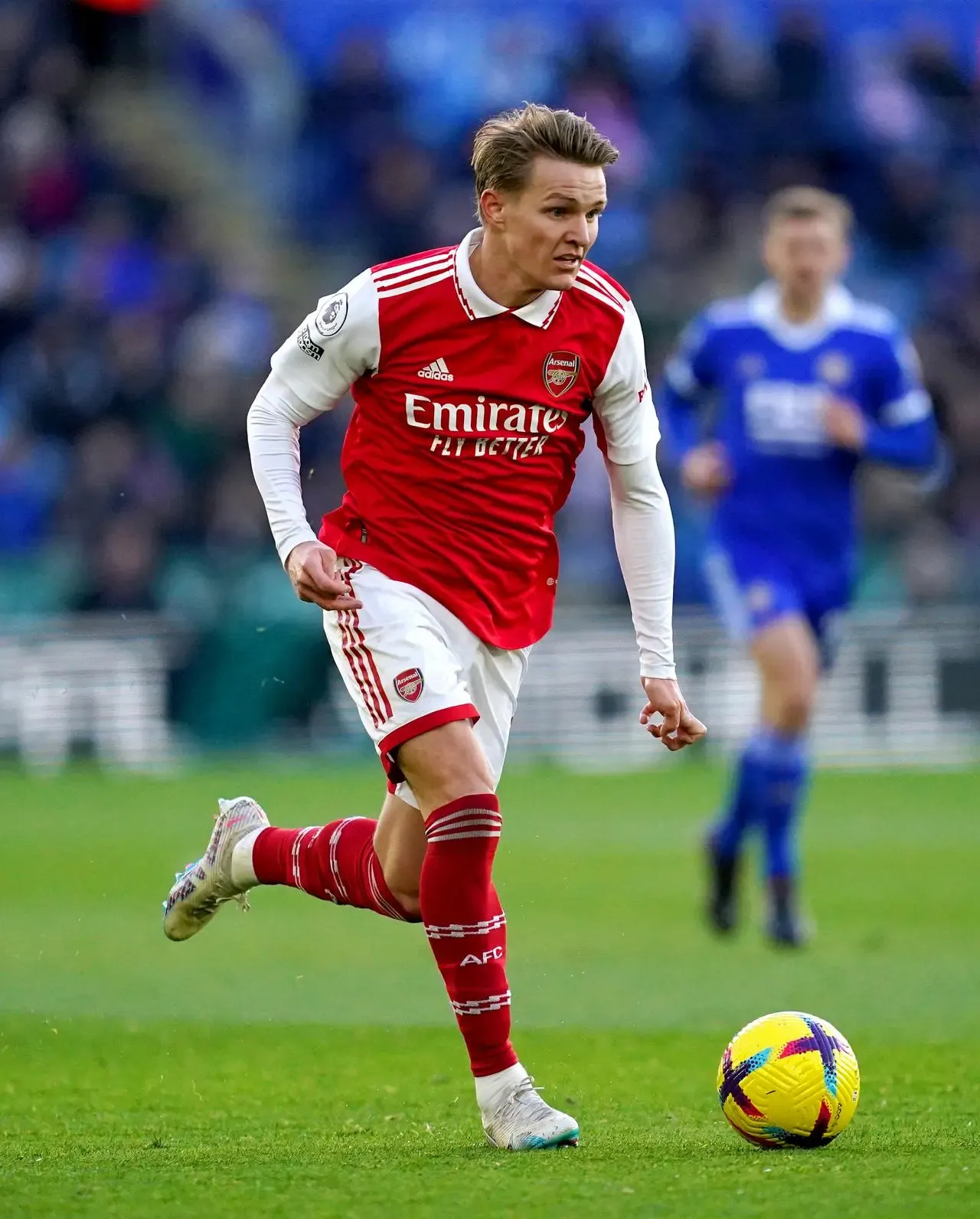 Regular skipper Martin Odegaard handed over duties to Zinchenko.