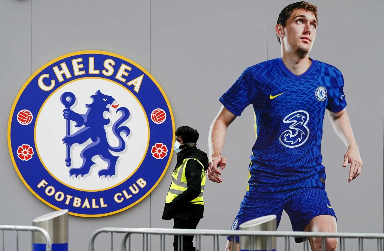 Security outside of Stamford Bridge, home of Chelsea FC, London 