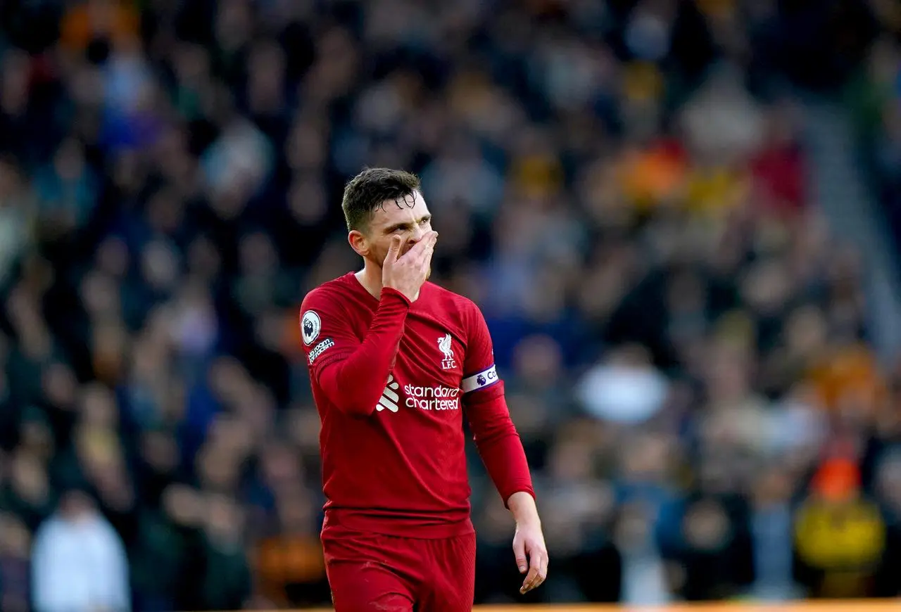 Liverpool’s Andy Robertson 