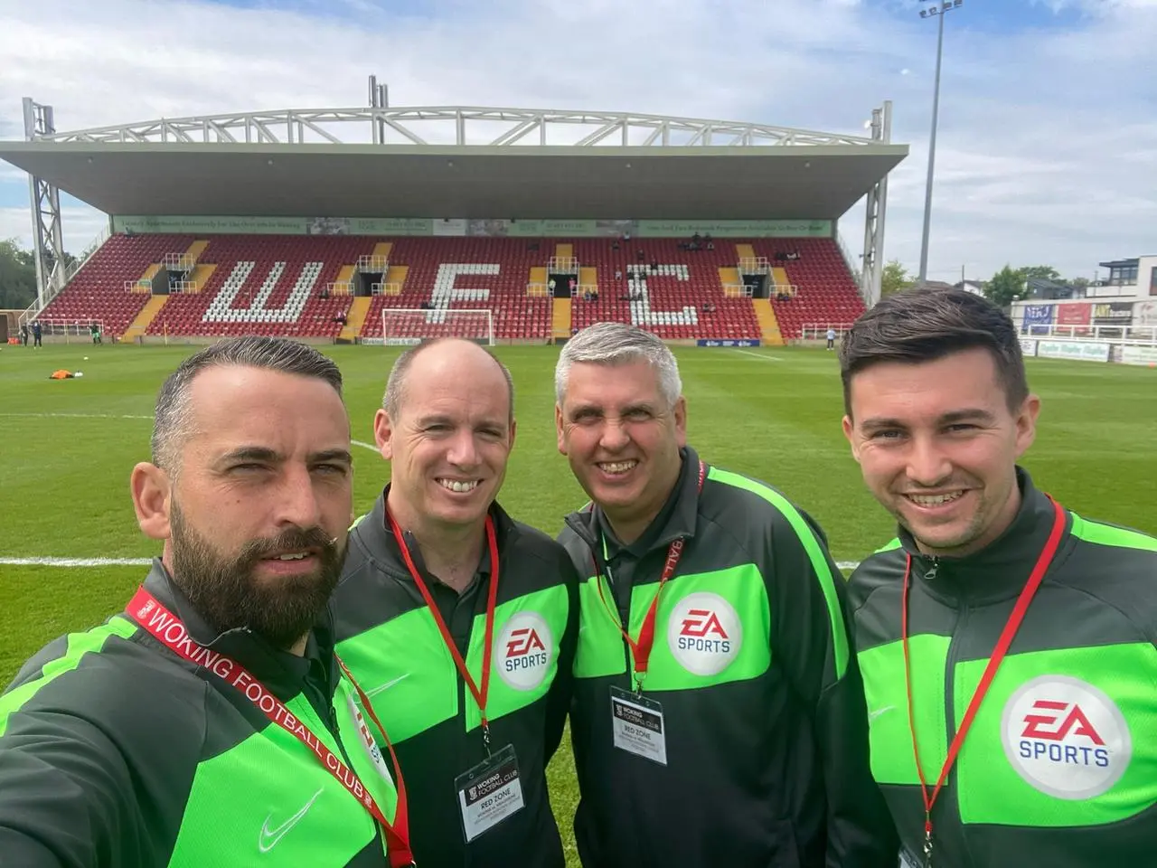 Parsons returned to refereeing just a year after his cancer diagnosis with a game at Woking in May 2021