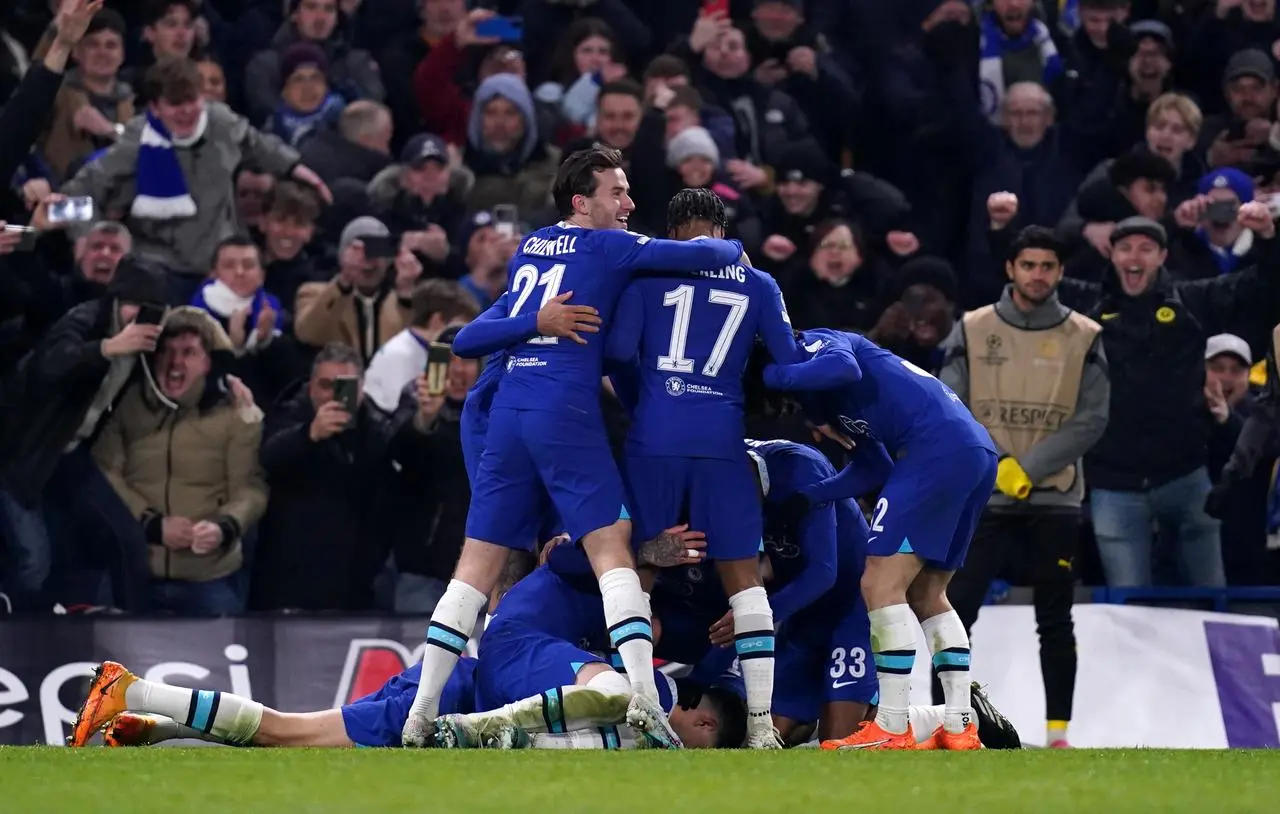 Chelsea celebrate