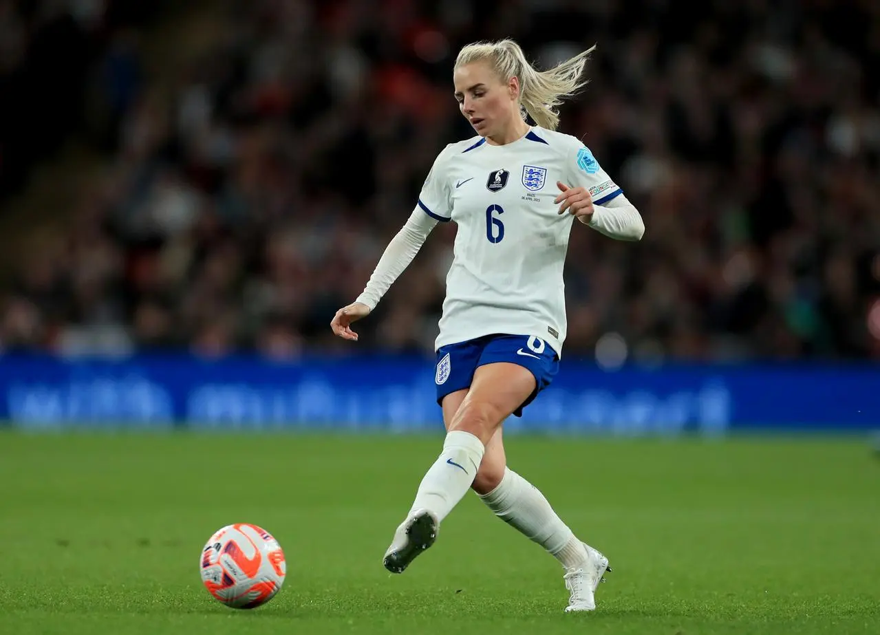 Alex Greenwood in action during the Finalissima against Brazil (Bradley Collyer/PA)