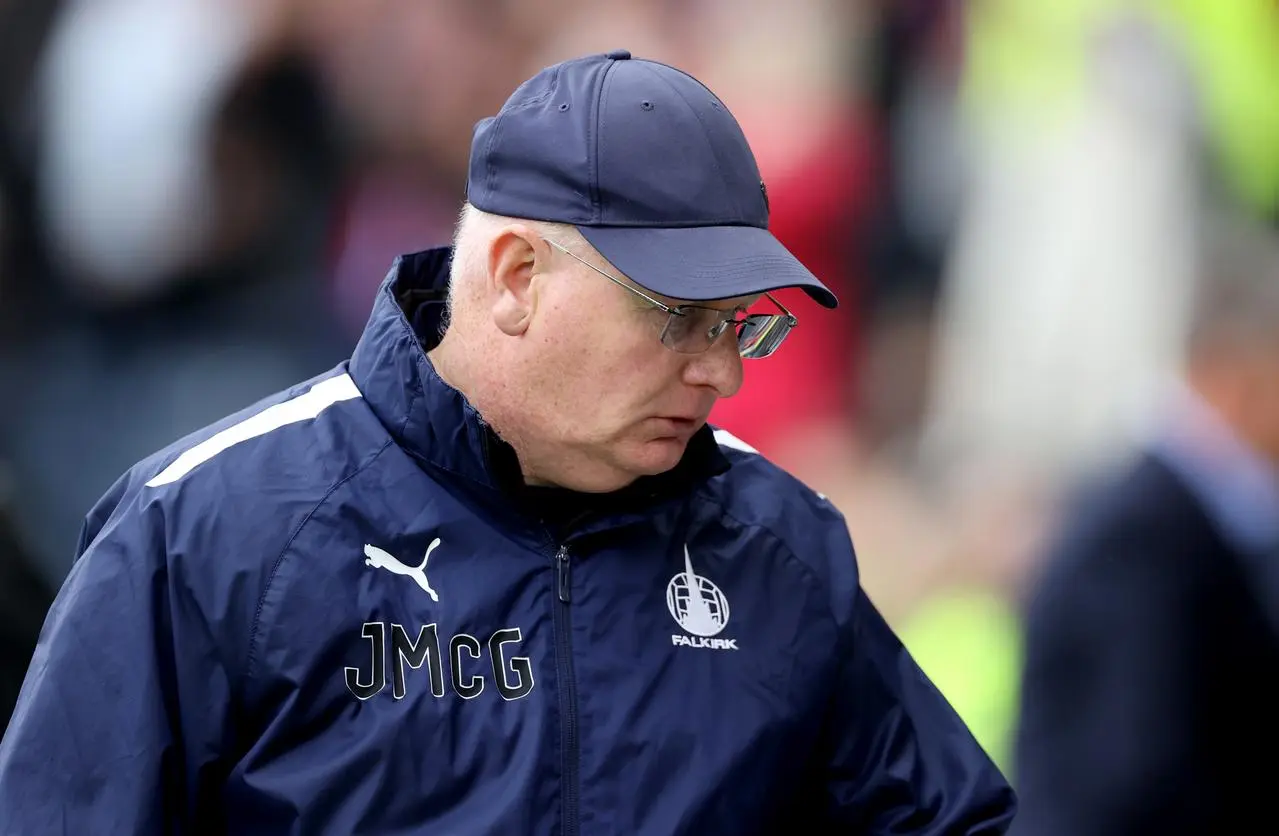 Falkirk manager John McGlynn