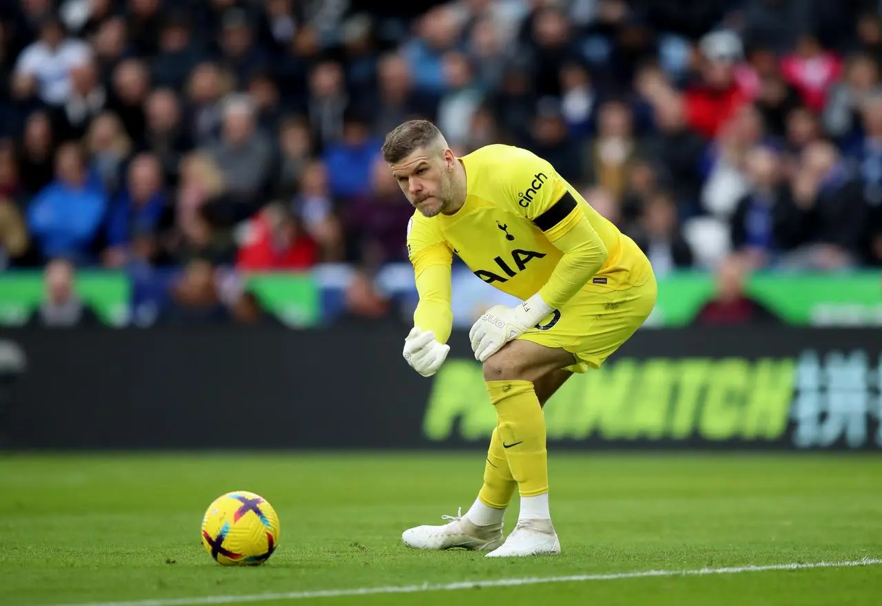 Tottenham goalkeeper Fraser Forster