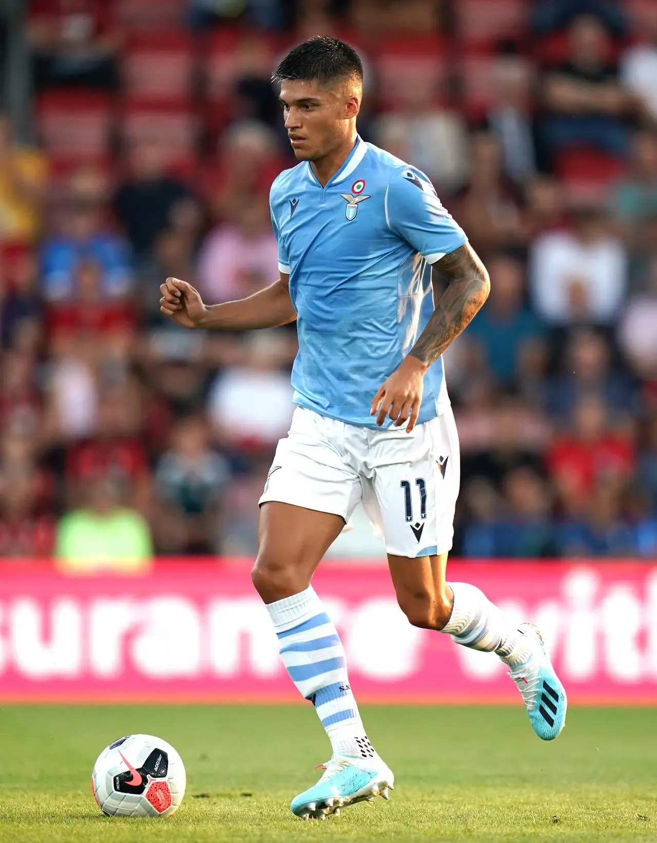 Joaquin Correa in action for Lazio