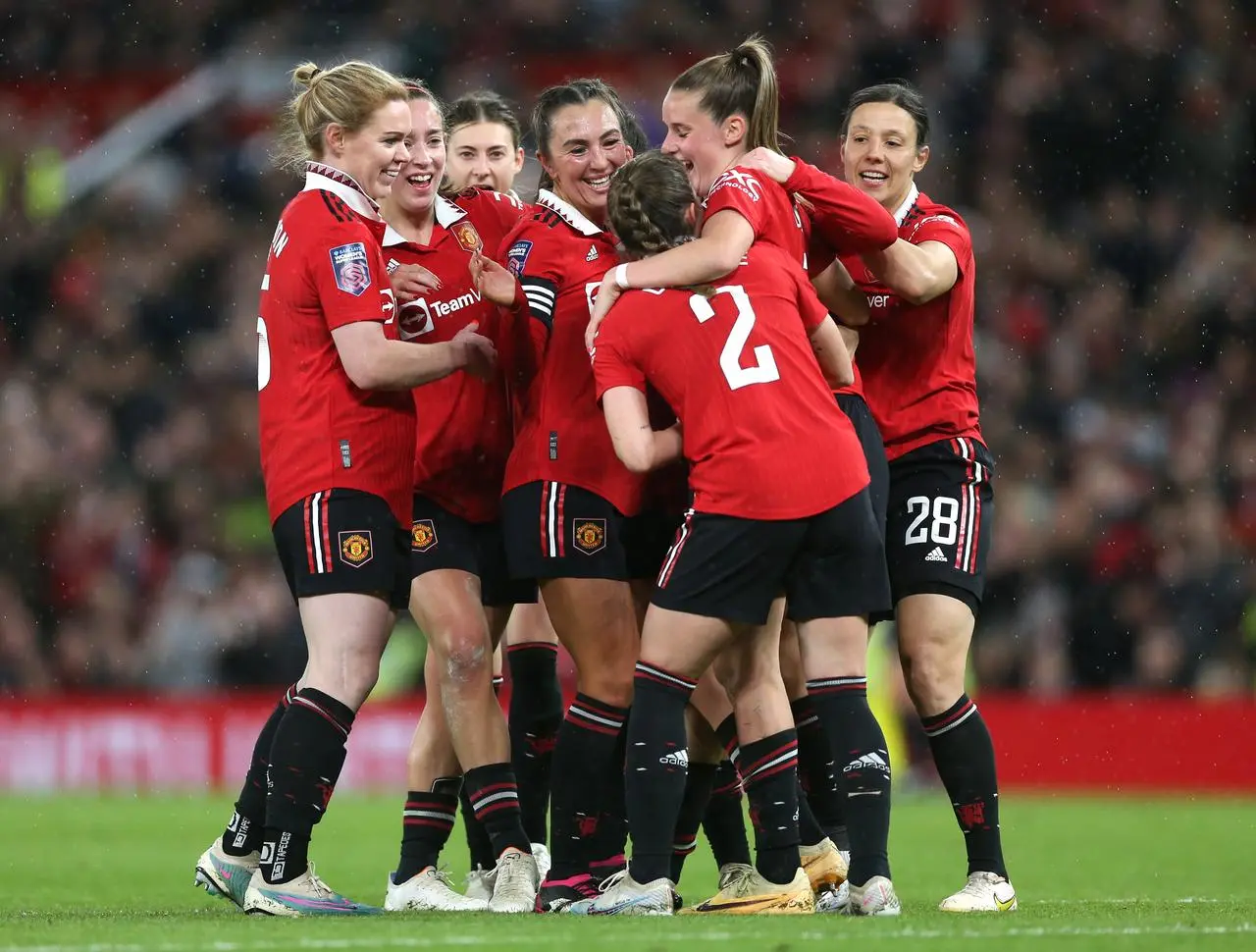 Manchester United have never before reached the FA Cup final (Barrington Coombs/PA)