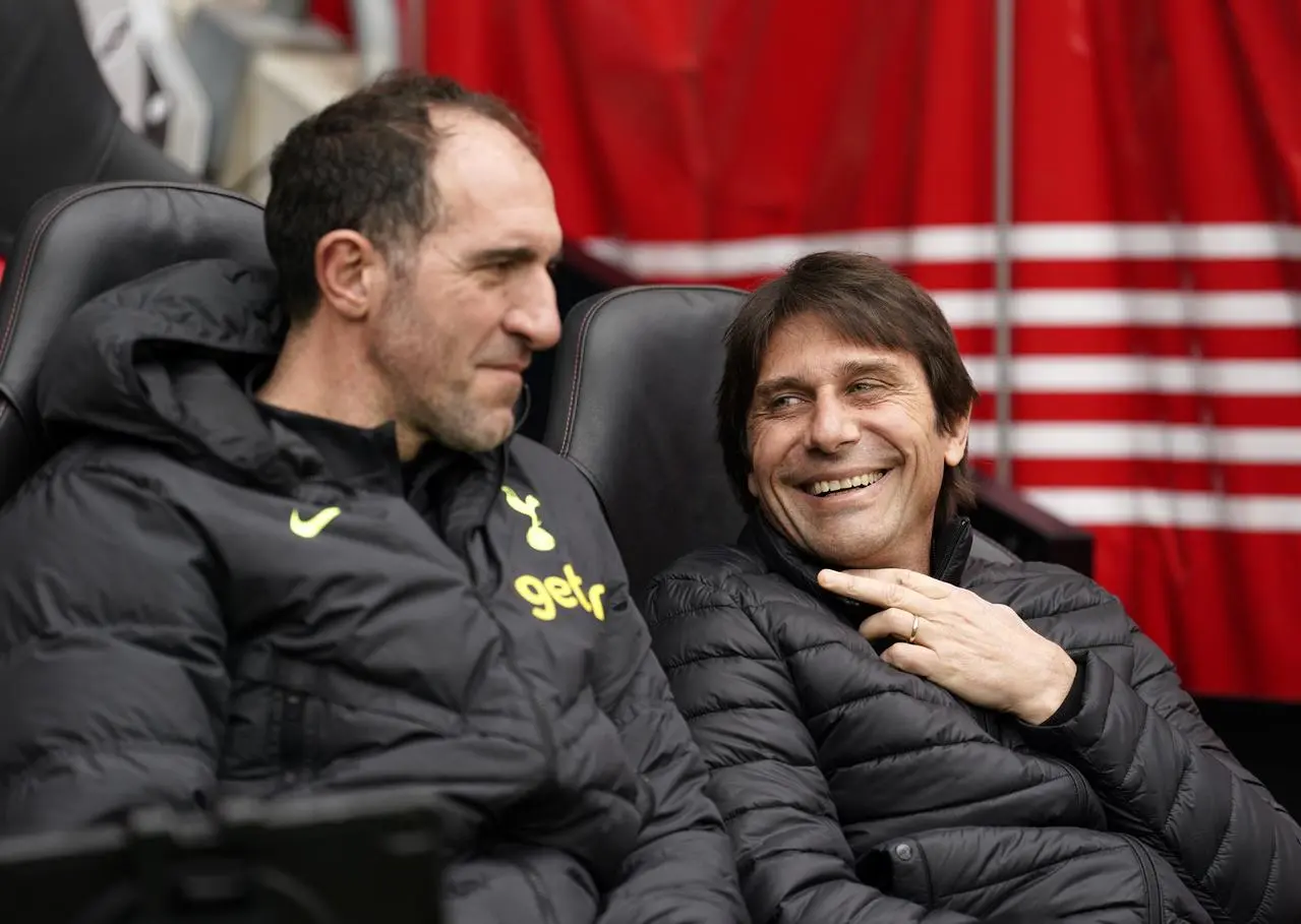 Cristian Stellini and Antonio Conte