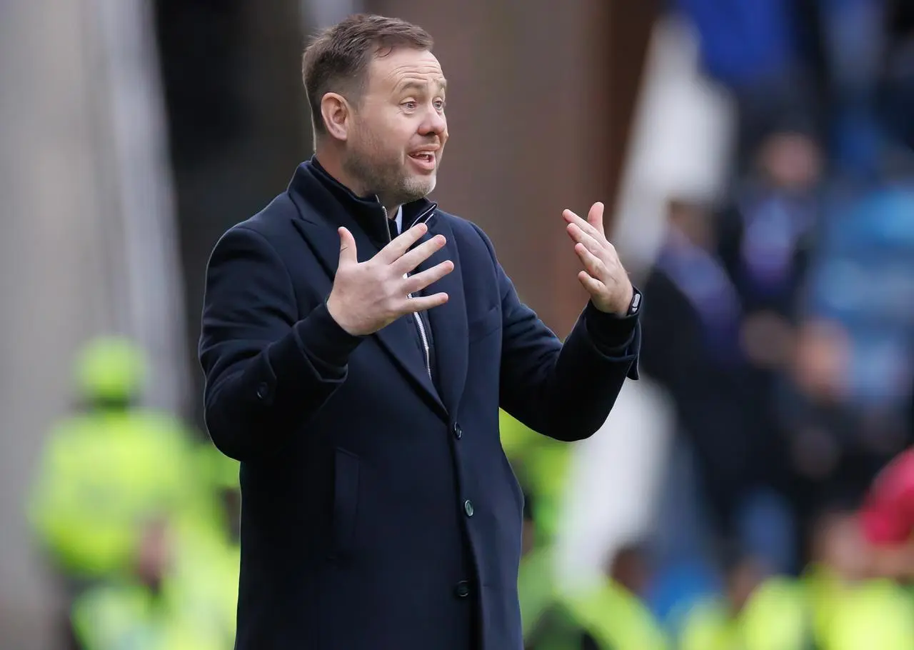 Rangers manager Michael Beale has options ahead of Saturday's Old Firm (Steve Welsh/PA)