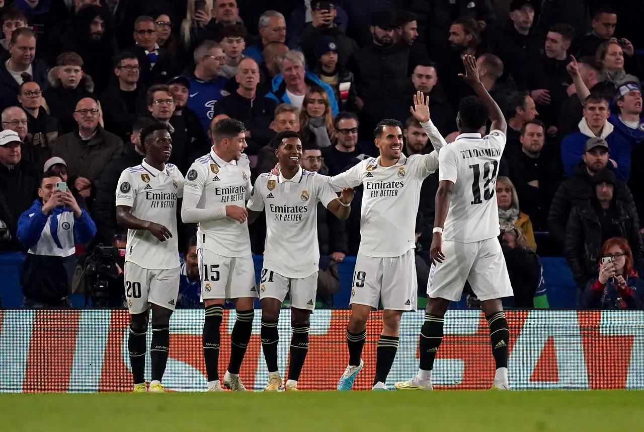 Real Madrid celebrate