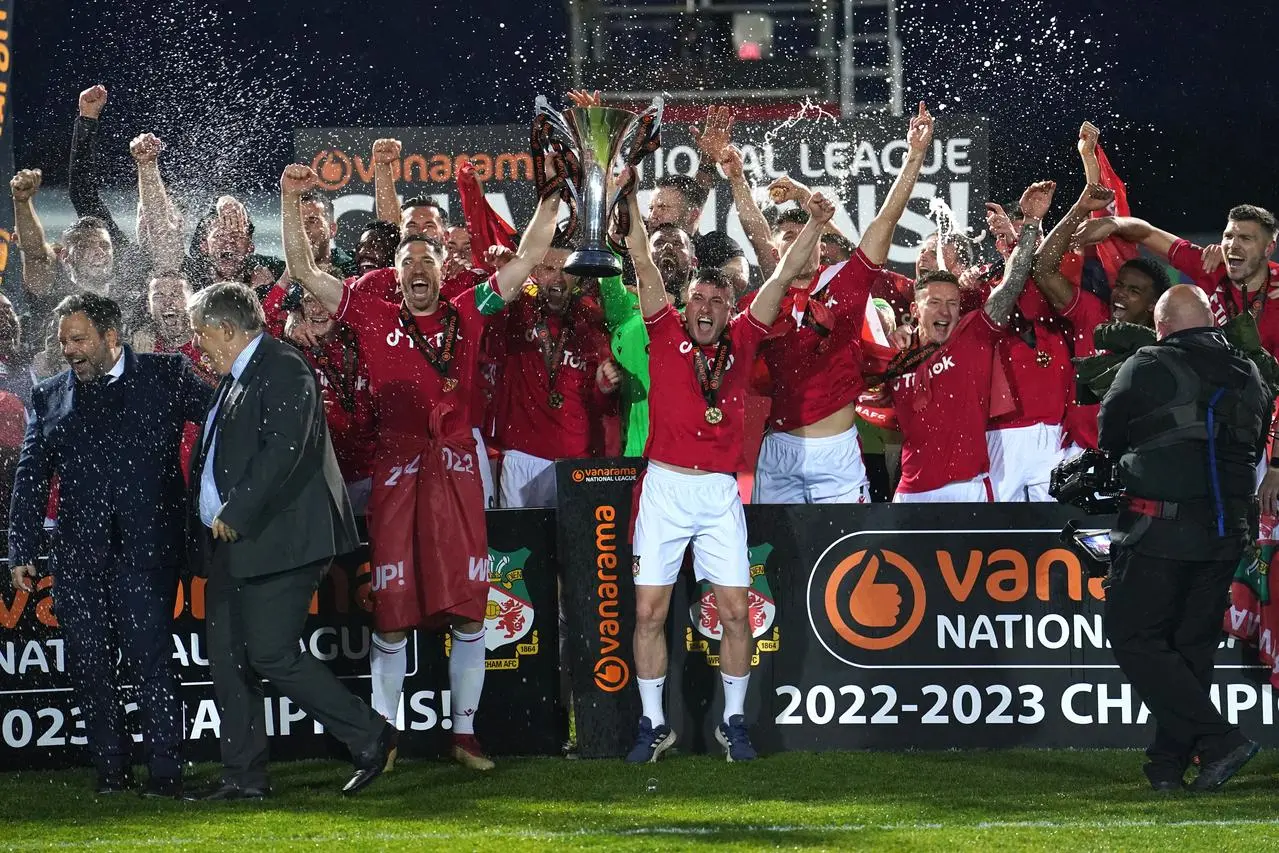 Wrexham celebrate