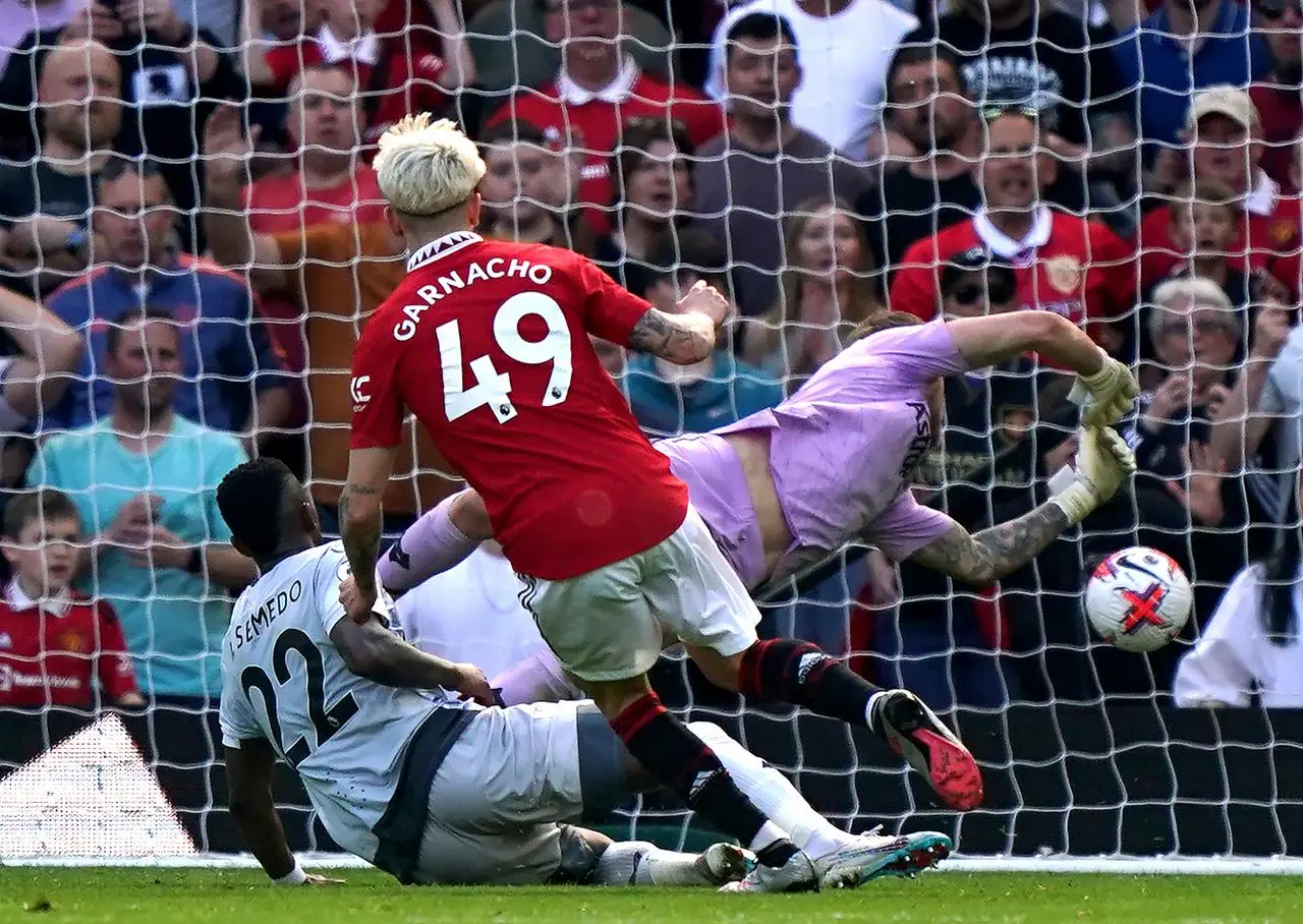 Alejandro Garnacho came off the bench to score Manchester United’s second goal against Wolves 