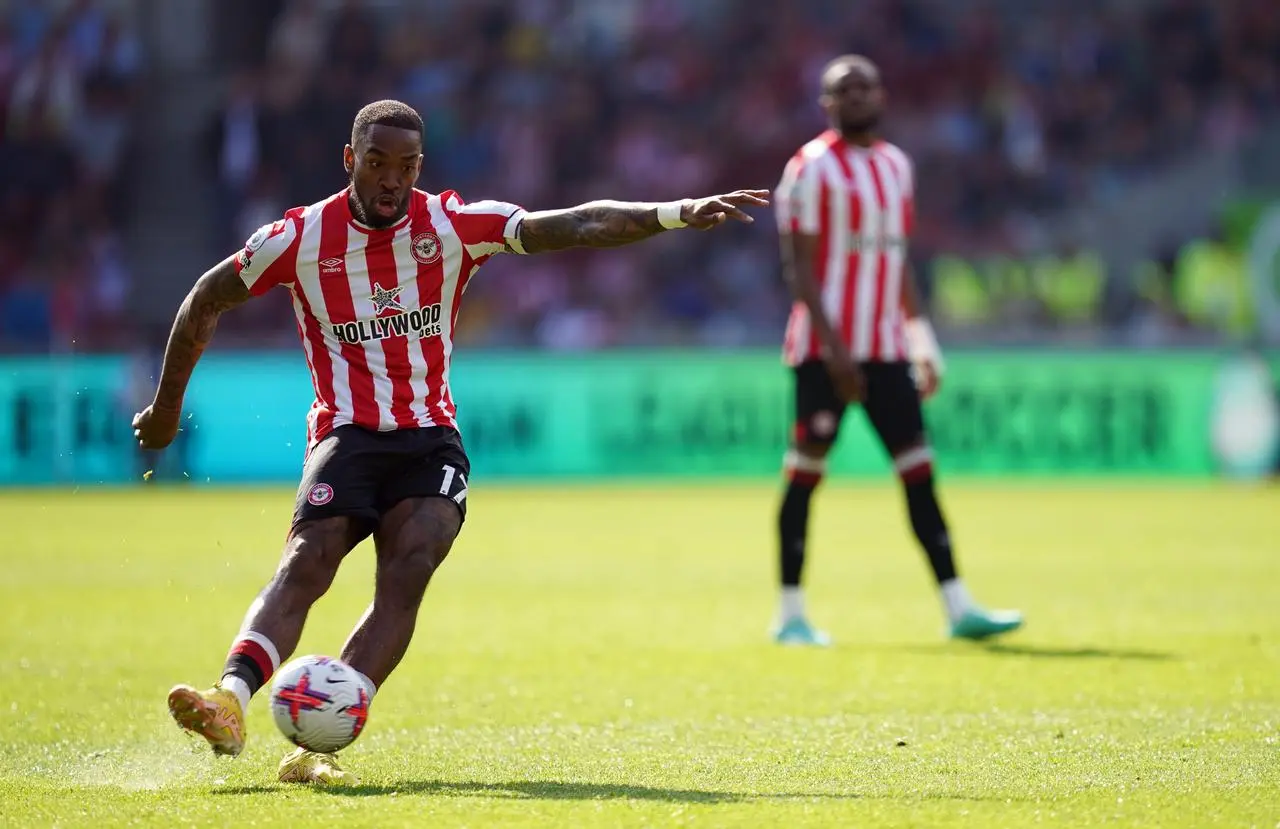 Ivan Toney has scored 20 Premier League goals this season 