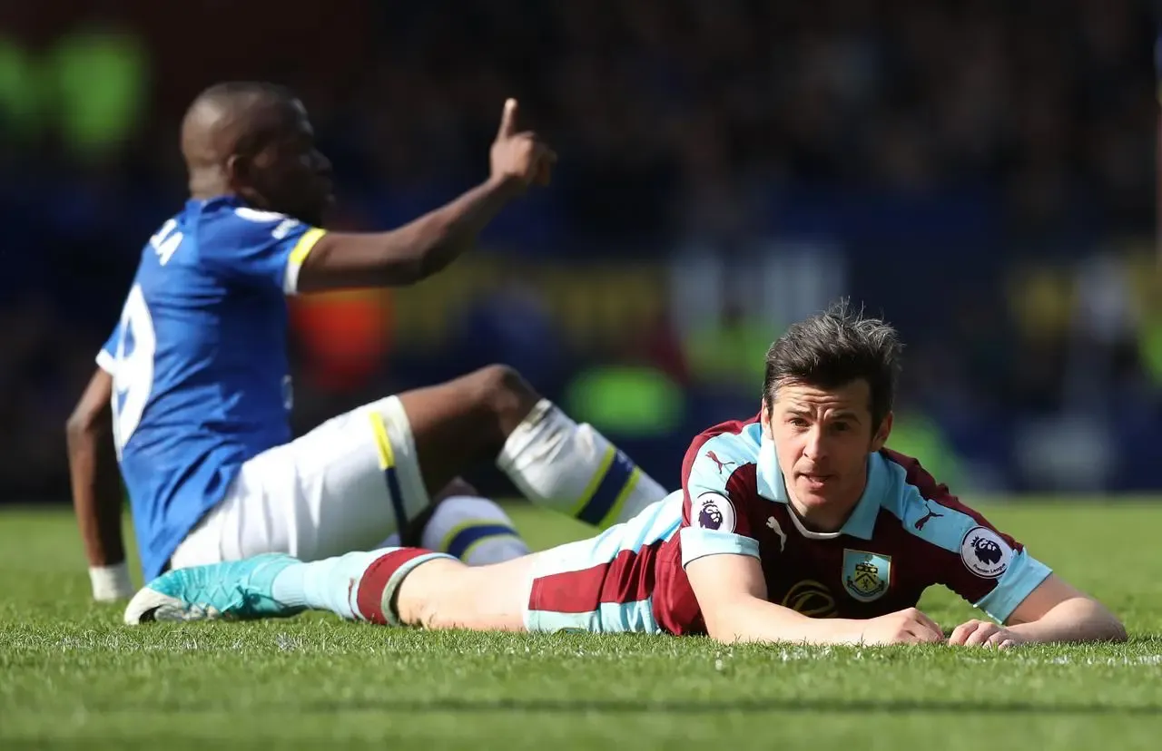 Barton in action for Burnley 