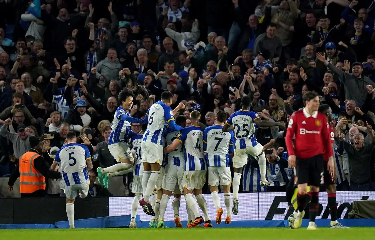 Brighton celebrate