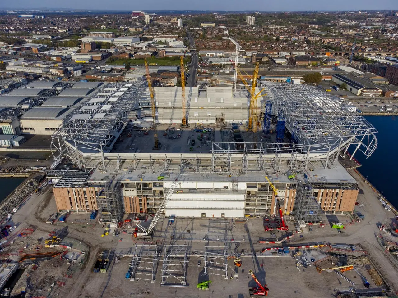 Everton’s new stadium is expected to cost £760m 