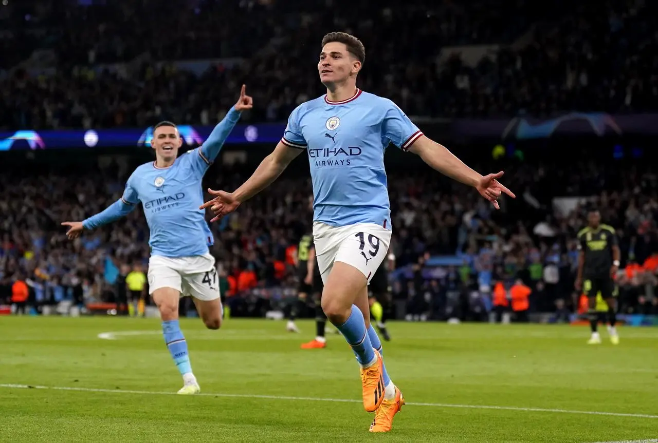 Manchester City remain on course for the treble having reached the Champions League final 