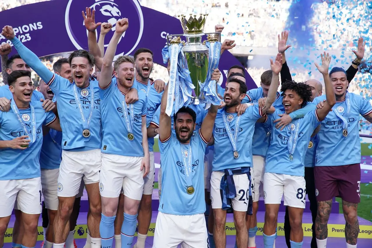 Manchester City celebrated another Premier League title on Sunday 