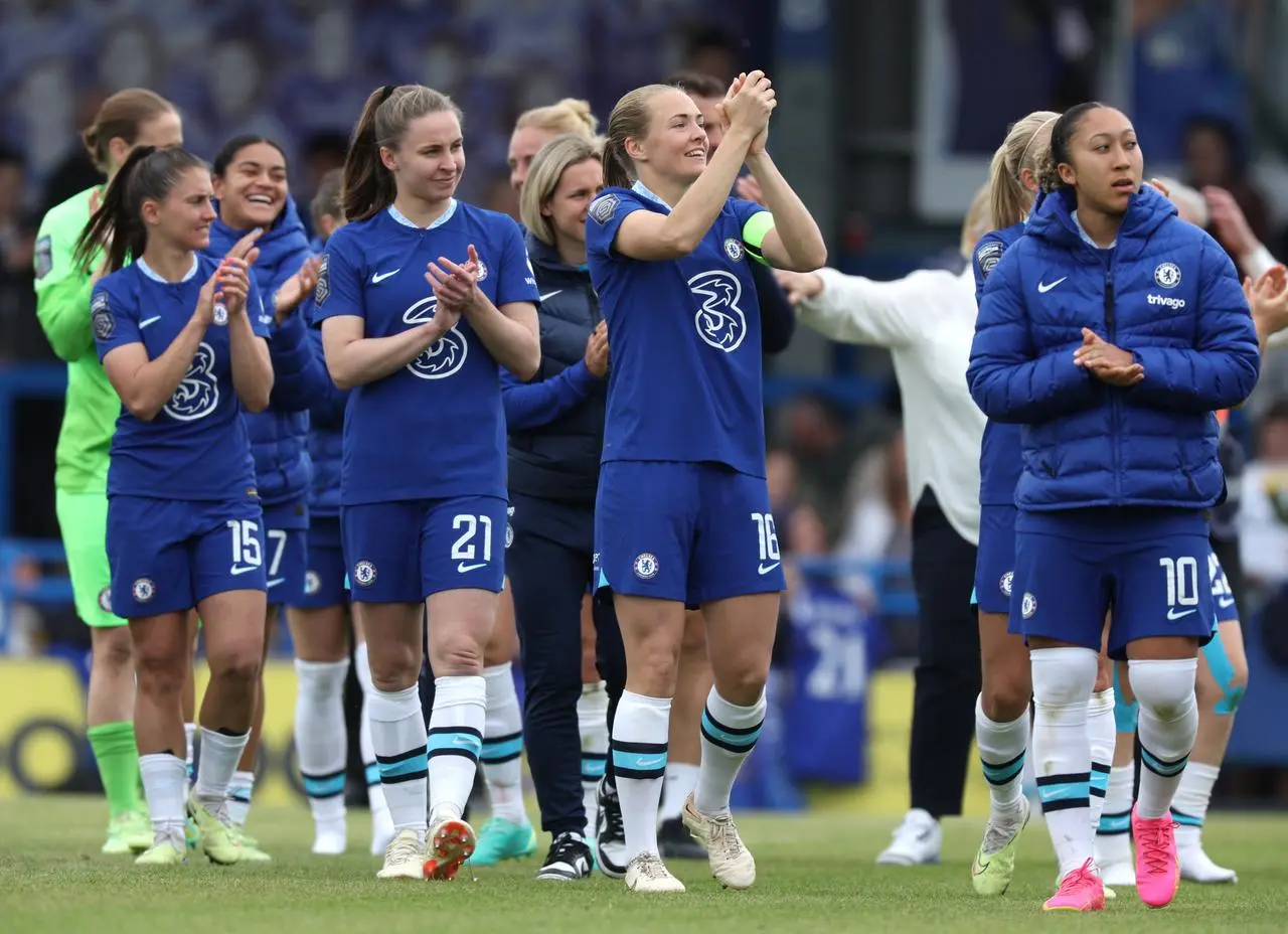 Chelsea can seal a fourth straight WSL title this weekend (Steven Paston/PA)